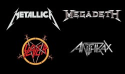 ink-metal-art:  The Big 4 of Thrash Metal