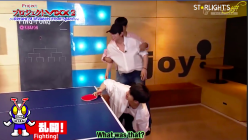 taekwoon’s adrenaline levels rising after jaehwan fucking smashes him in a ping pong matchhakyeon co