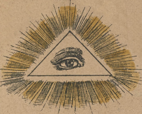 Das Auge Gottes - L'oeil de Dieu: jeu divinatoire - 1860 - via Gallica