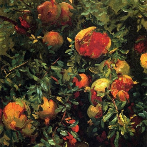 coffv: Pomegranates, Majorca by John Singer Sargent, 1908