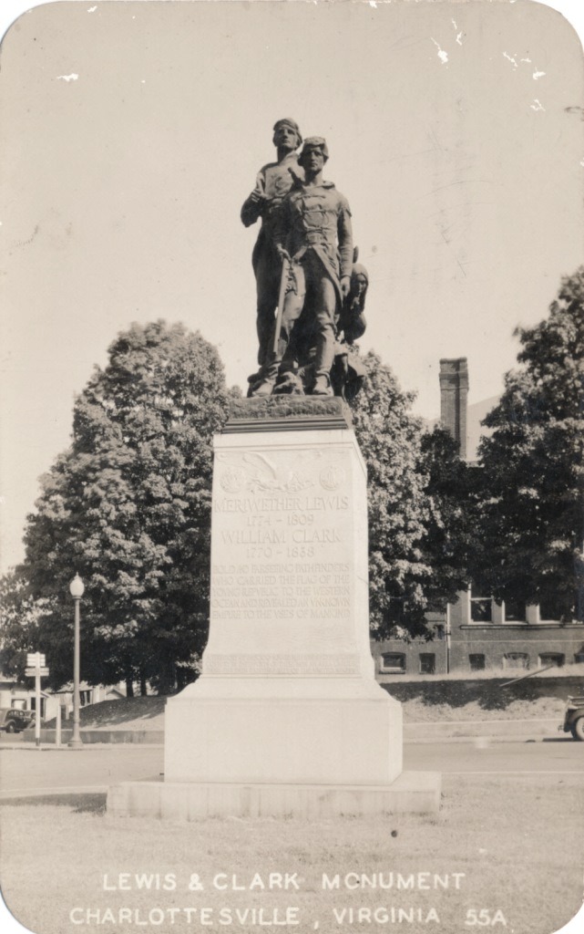 libraryofva: Recent Acquisition - Postcard Collection Lewis &amp; Clark Monument,