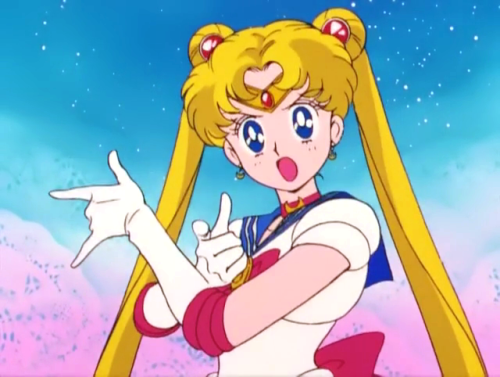 wikimoon:The first episode of the Sailor Moon anime, “Crybaby Usagi’s Magnificent Transformation“, f