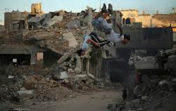 A little bit of &ldquo;freesom&rdquo; in the Gaza&rsquo;s ruins&hellip; Via