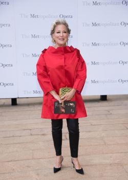 daiilycelebs:    9/21/15 - Bette Midler at the Metropolitan Opera 2015-2016 Season Opening Night in NYC.    