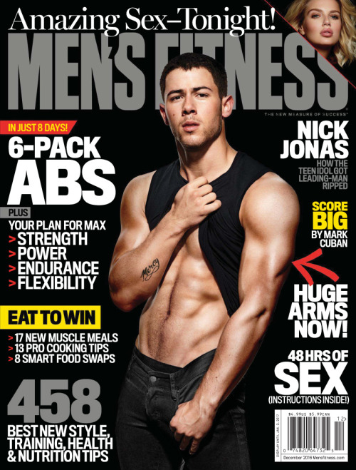 Nick Jonas by Peter Yang for Men&rsquo;s Fitness US December 2016