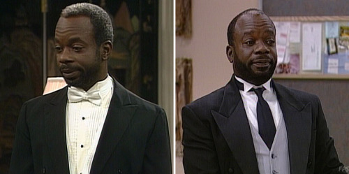 freshprincesubs:Character stills from the first and last episode of the Fresh Prince of Bel Air (199