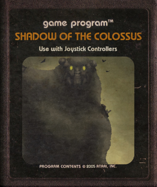 laughingsquid:  Modern-Day Video Games Reimagined as Retro Atari Cartridges 