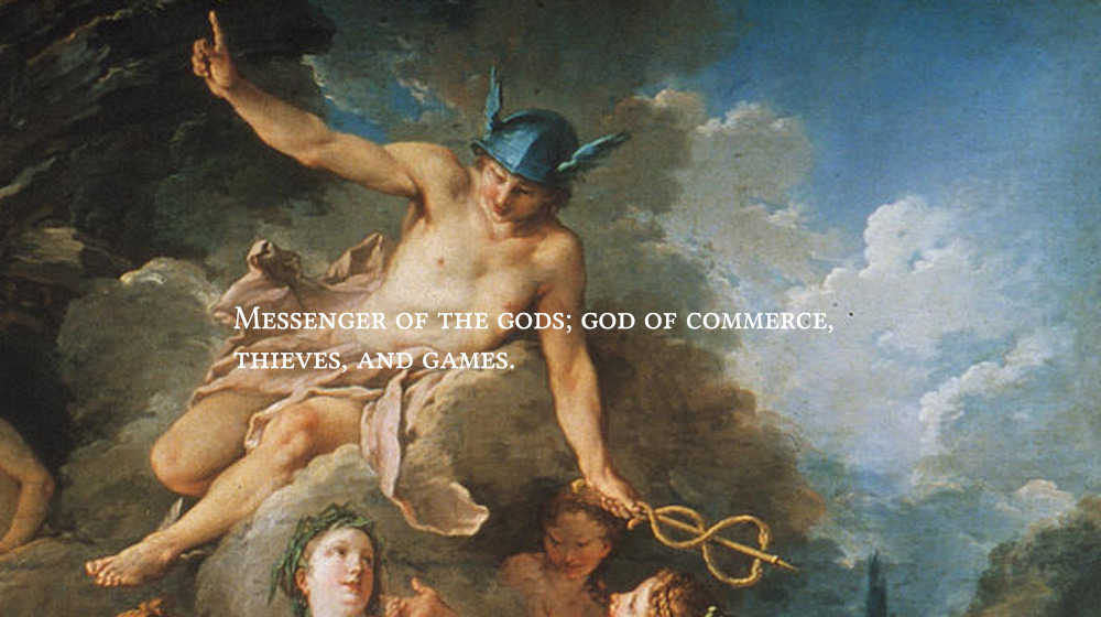 imthegatekeeper:  Hermes (/ˈhɜrmiːz/; Greek: Ἑρμῆς) is an Olympian god