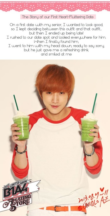 b1a4-couple:  [PIC/ENG] A heart fluttering date with ‘MY B1A4’ Mini Imagine!  You choose who??  Cr: mwave interest me