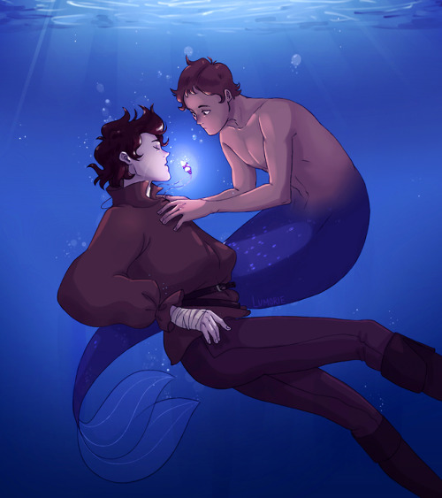 lumorie: Merman I Pirate AU In which Lance is a merman and Keith more or less a Pirate and searching