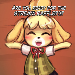 tehlumineko:  https://www.picarto.tv/live/channel.php?watch=luminekosketch raffle info: http://www.lumineko.com/srguessing game info: http://www.lumineko.com/gg  &lt;3