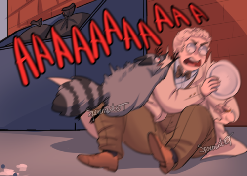 speremint: tfw you get in a fistfight with the only raccoon in france and lose 