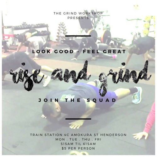 RISE & GRIND CHALLENGE Look Good. Feel Great. Join The Squad Today! One small POSITIVE Thought i