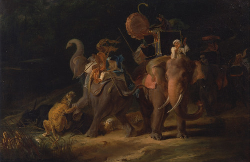 Tiger Hunting in the East Indies, Thomas Daniell, 1798