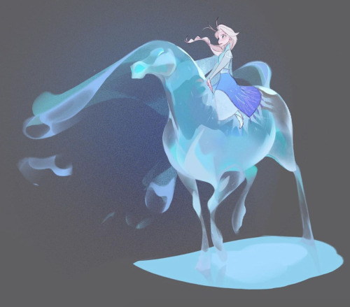 Frozen II concept art by James Woods