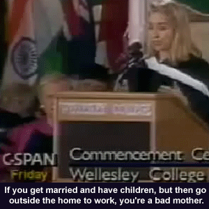 retrocampaigns:In 1992, Hillary Clinton addressed some of the “rules” women are expected to abide by
