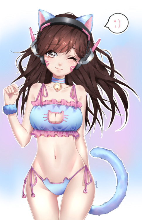 d.va (overwatch) drawn by vumii - Danbooru porn pictures