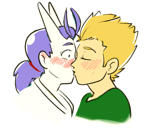 heidoodles:  smoochin’ demons, amirite  