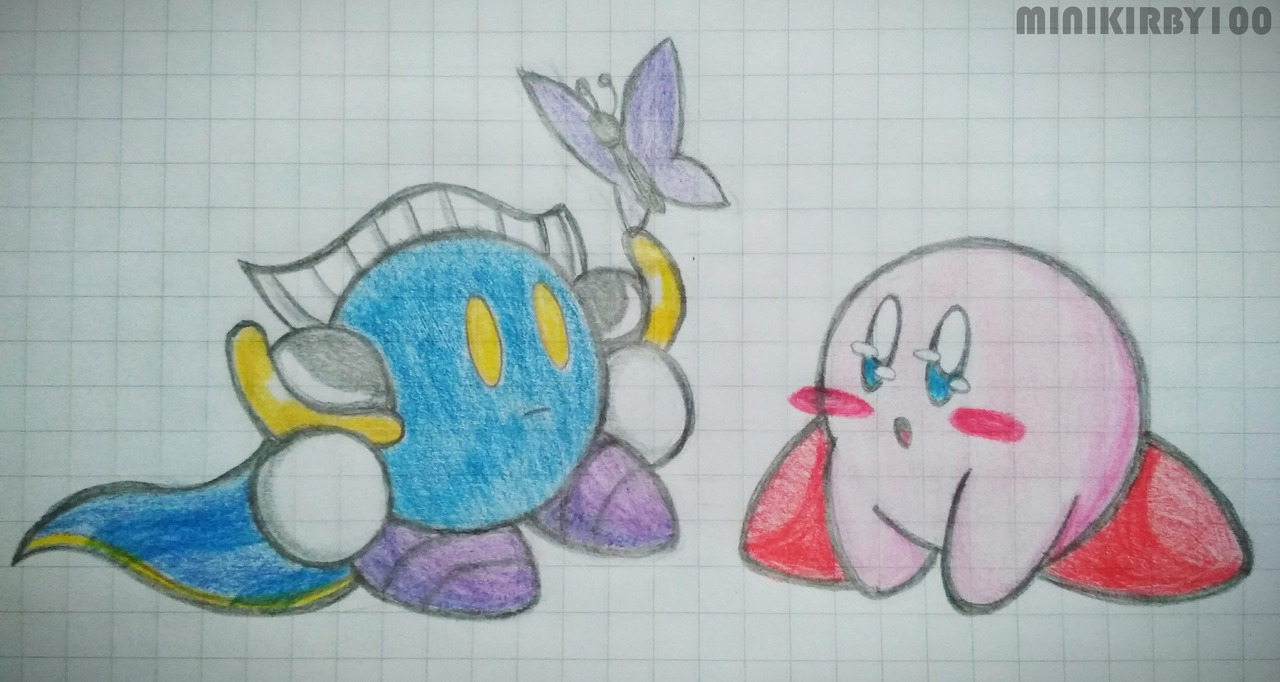 ❤Valentine Love❤ — kirbythepinkball: Kirby y Meta Knight. Fue...