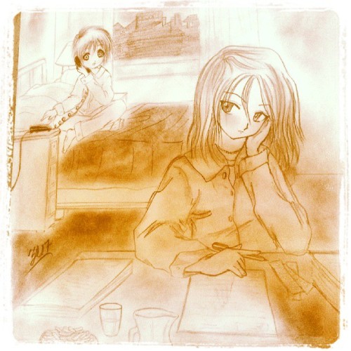 xaivar: 17 years old drawing QvQ here I suddenly got back into drawing again. Drew a lot at that age