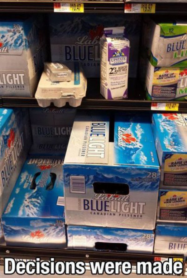 collegehumor:  Sometimes You Gotta Sacrifice Eating to PARTY Beer’s got protein,