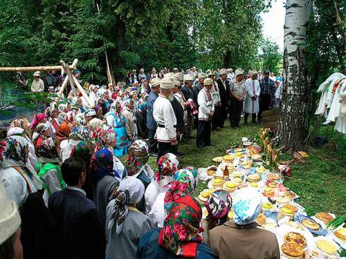 Tha pagans of Mari El, Russia, a traditional pagan people in Europe