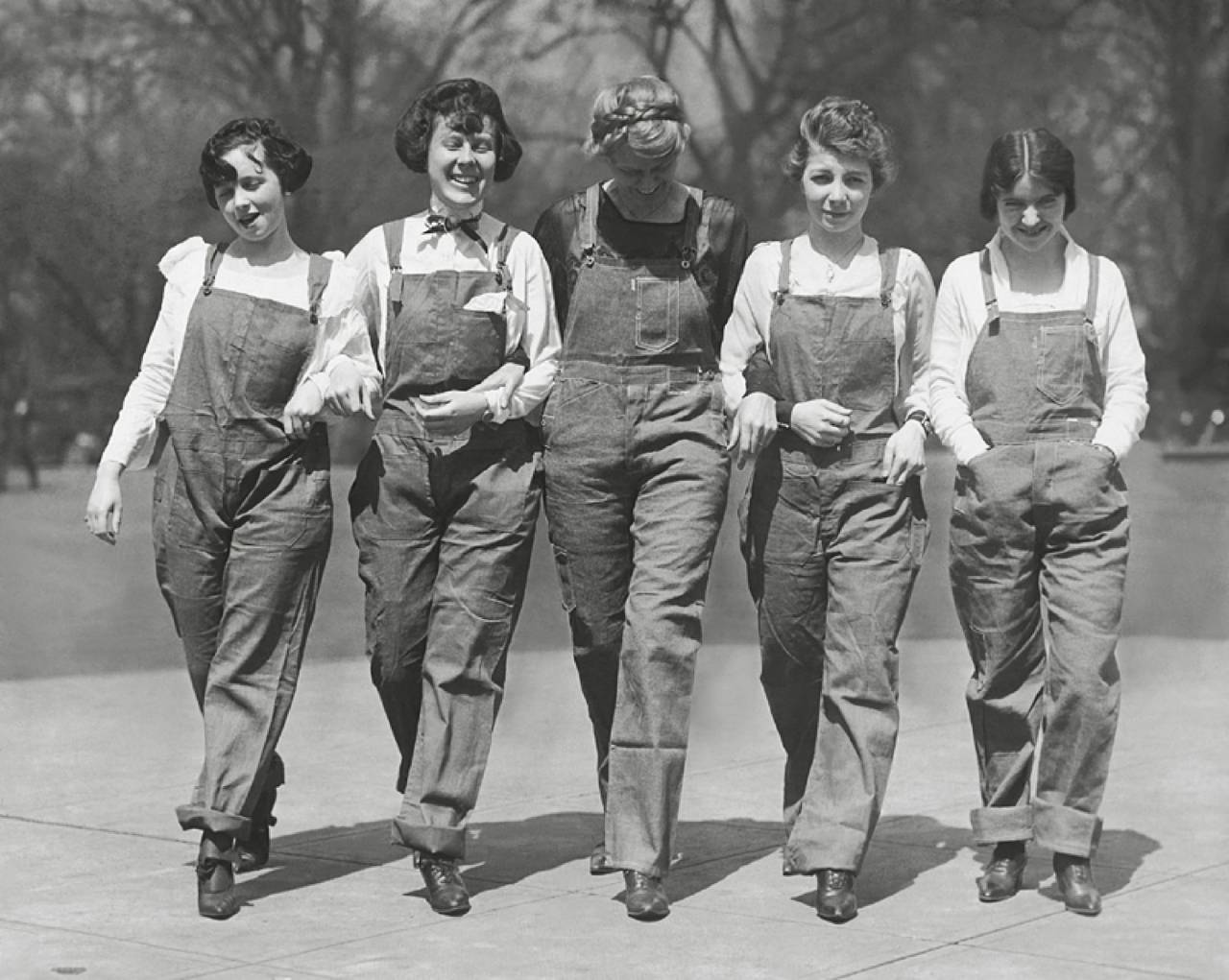 1920 Five U S Congressional Secretaries In Overalls This Is One Of 