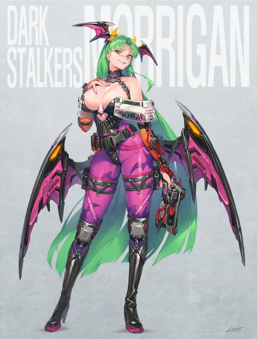 gae-bolg-alternative-dot-exe: TACTICAL: MORRIGAN and TACTICAL: LILITH by HICHI / 안희철@Hichiworks