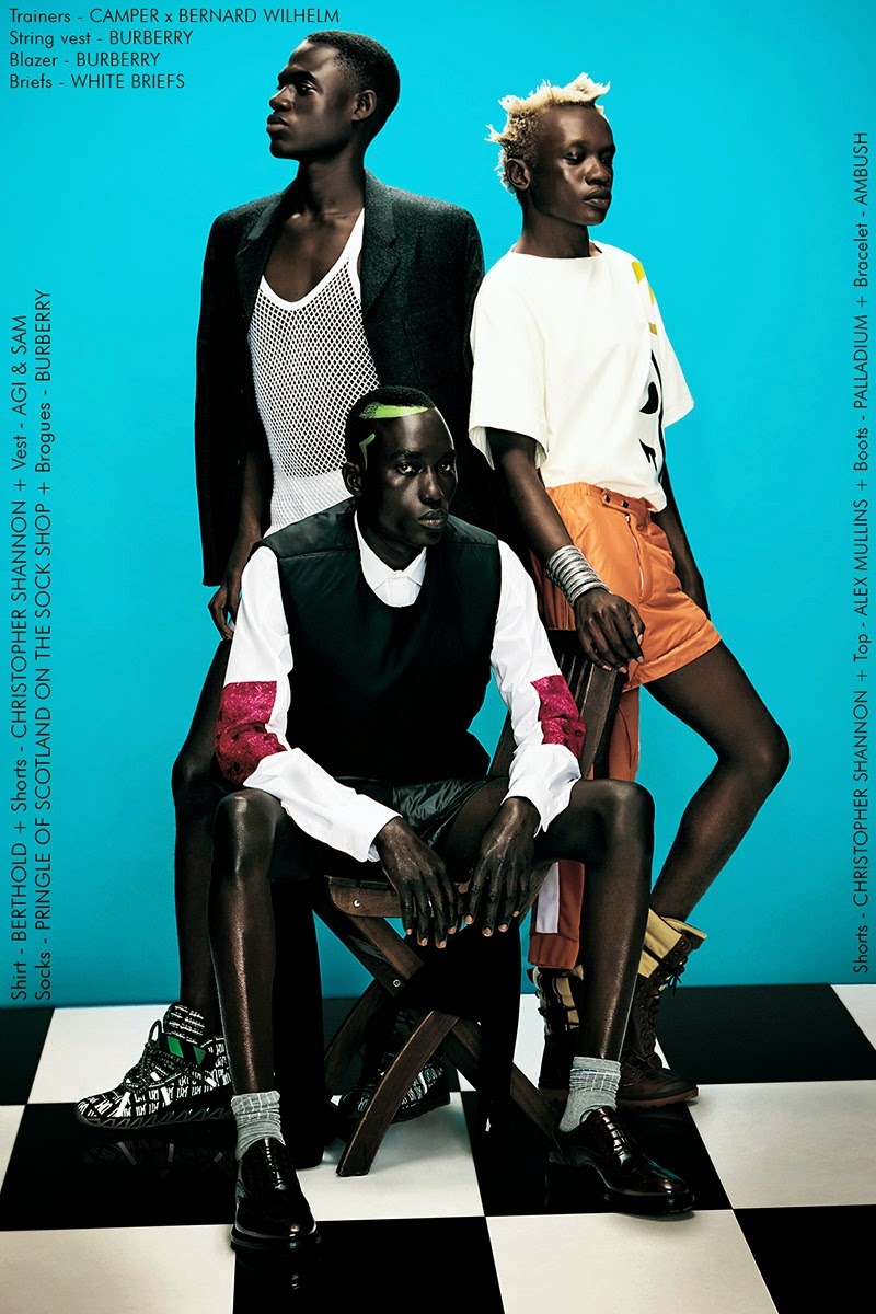 global-fashions:  PETER SPICE,  DENNIS &amp; KRIS AMCK - FACES OF A PRIDE