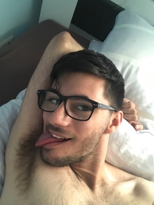 Me licking my armpit