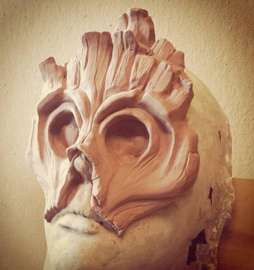 My Forest Necromancer! Almost Time For Casting.. After The Weekend.. #mosstroll #monster #creature #art