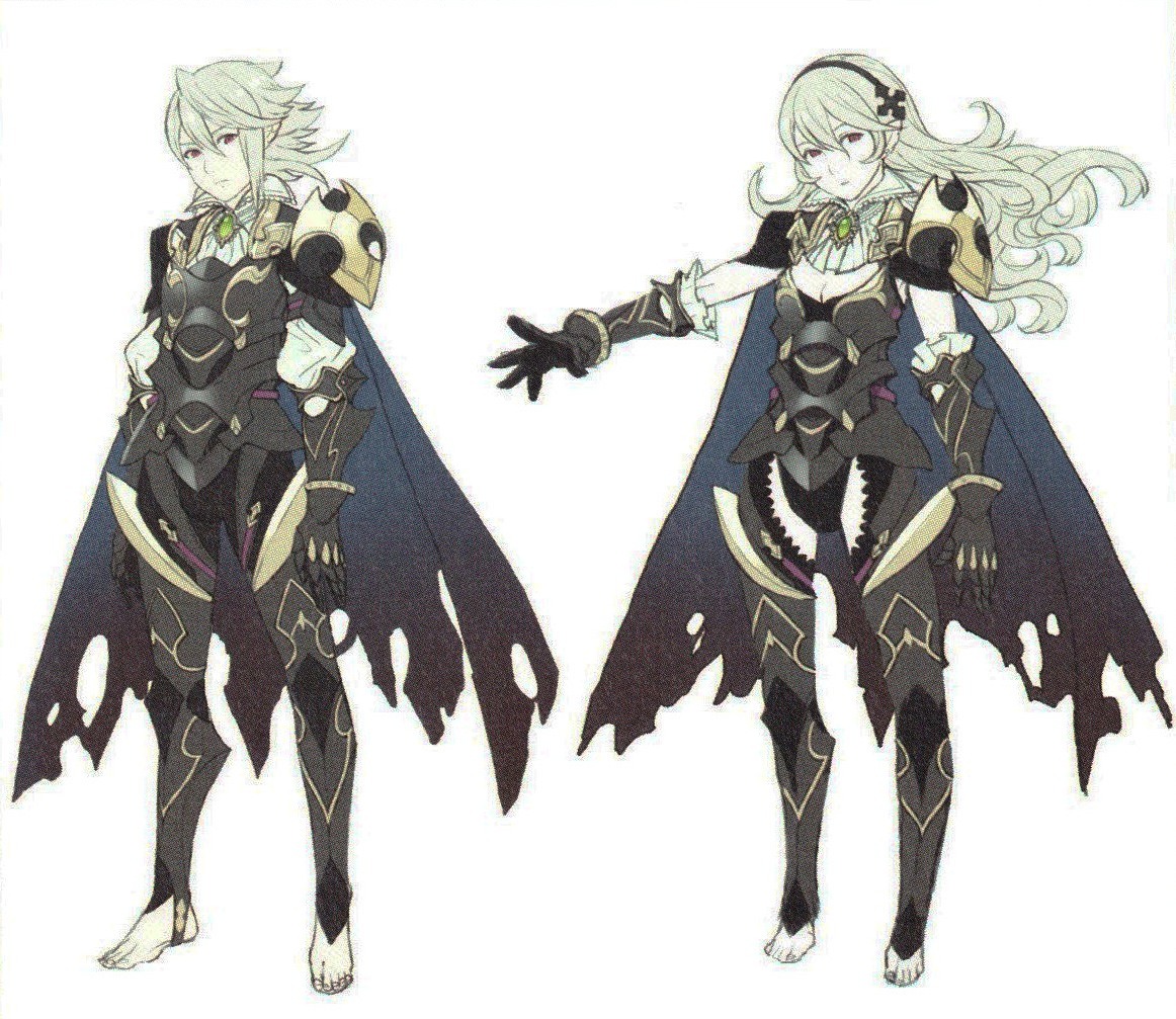 feifscans:  Dark and White Kamui concepts 