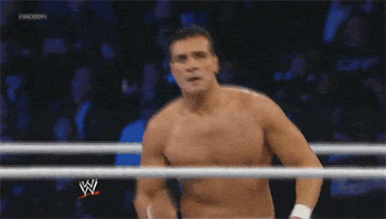 wrestlingoutofcontext:  Ummmm… camera angles! 