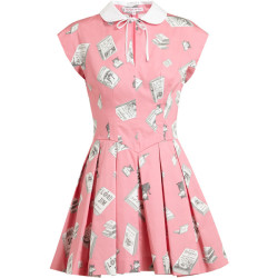 saliaby:  OLYMPIA LE-TAN Book Printed Cotton Dress ❤ liked on Polyvore (see more print dresses) 