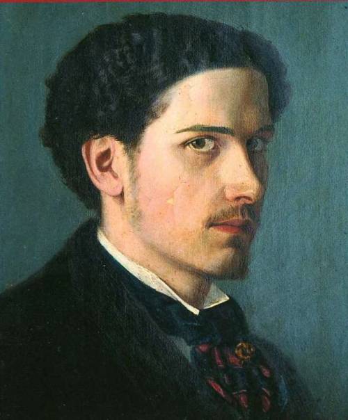 Giuseppe Damiani Almeyda (Capua, 1834- Palermo, 1911)  Autoritratto, 1855