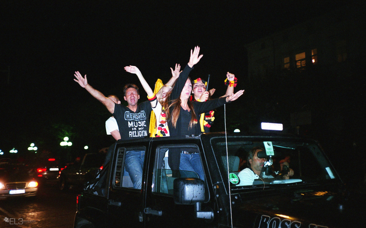 World Cup Celebration in Wiesbaden Germany after winning the World Cup