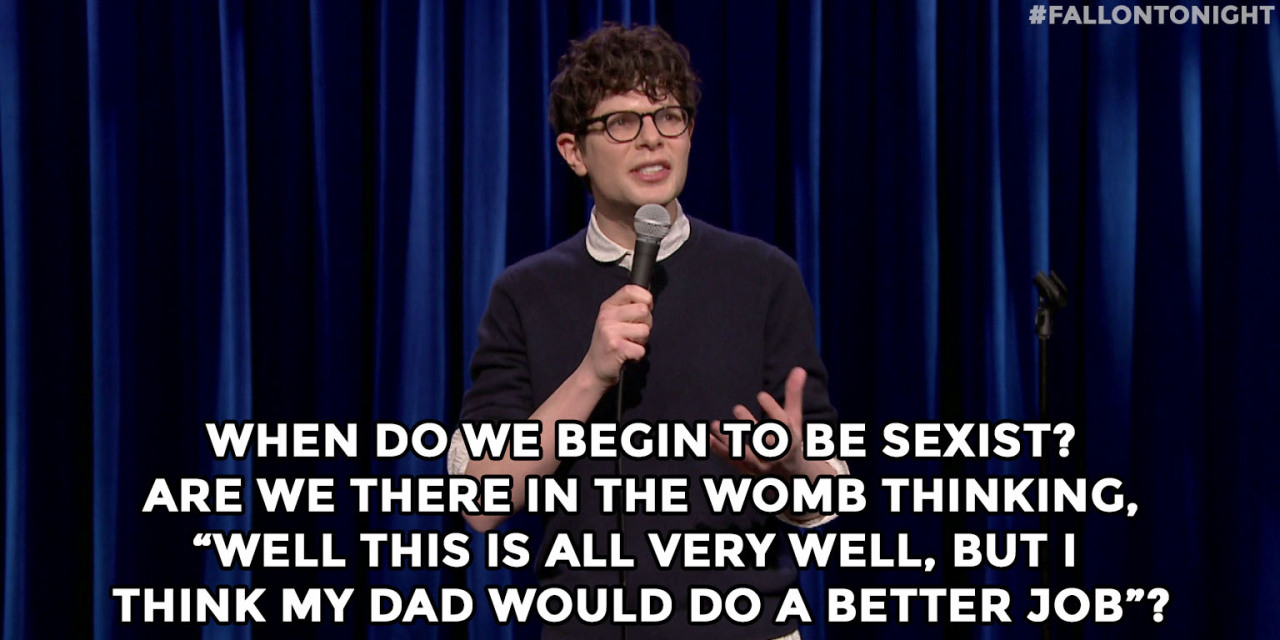 fallontonight:  Simon Amstell performs stand-up for the Tonight Show audience. 