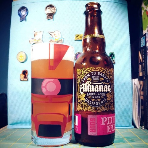 Plum Fairy plum, pluot & vanilla bean sour ale from Almanac Beer Company's#beer #booze #brewsky 