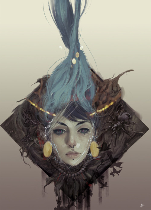 rhubarbes: ArtStation - Suffering, by Raquel Cornejo