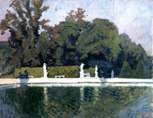 Versailles. Water parterre, 1905, Alexandre BenoisMedium: oil,canvas