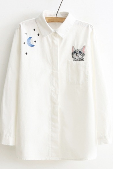 craftynachopizza: In-Style Cute Shirts Collection  Cactus Print // Cat Moon Printed