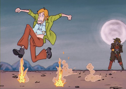 The Mystery Inc Gang In The Style Of Lupin III