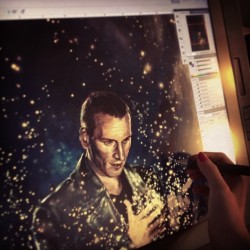 alicexz:  Yo everyone’s been asking me when I’m gonna finish my Ninth Doctor piece (as I promised to include in my official series for Big Chief Studios), well for some reason it’s taking forever… BUT it’s crunch time, gotta finish it this weekend!!