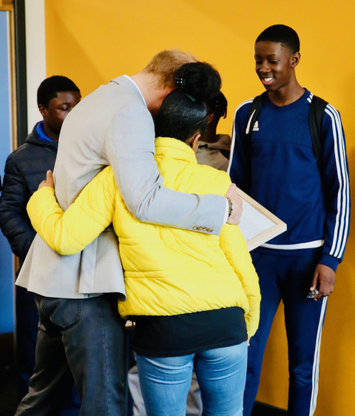 11 April 2019 | Prince Harry, Duke of Sussex meets young people who have been involved in the develo