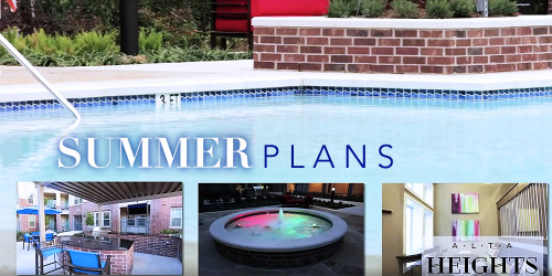 It&rsquo;s the ‪First Day of Summer‬ at ‪Alta Heights Apartments‬! What are your plans for fun times