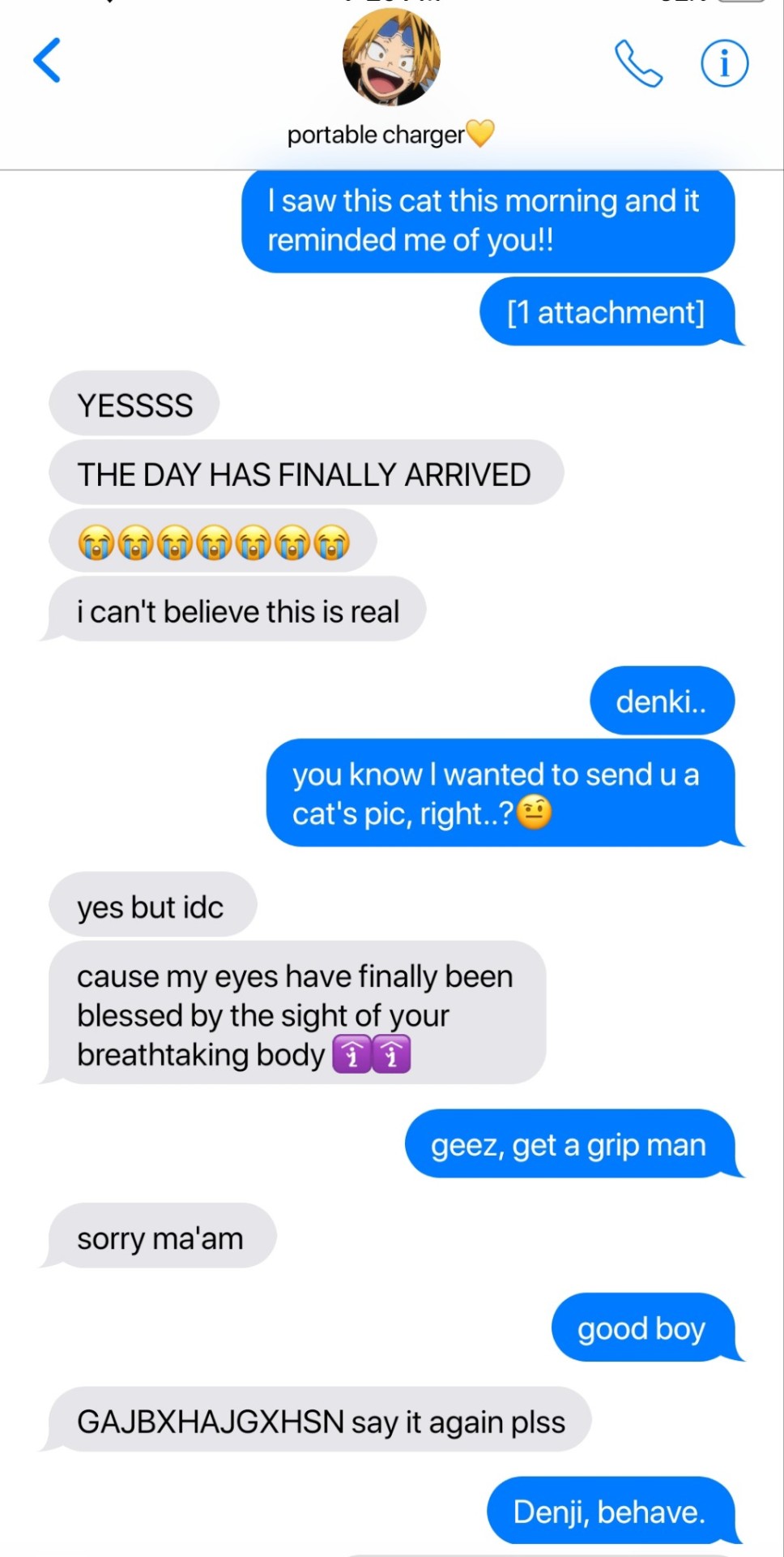 .Sending Nudes To MHA Boys.