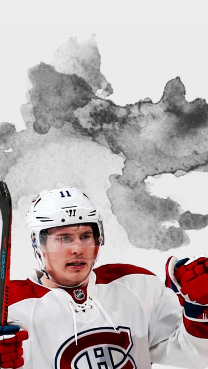 Brendan Gallagher + red &amp; black watercolor /requested by anonymous/