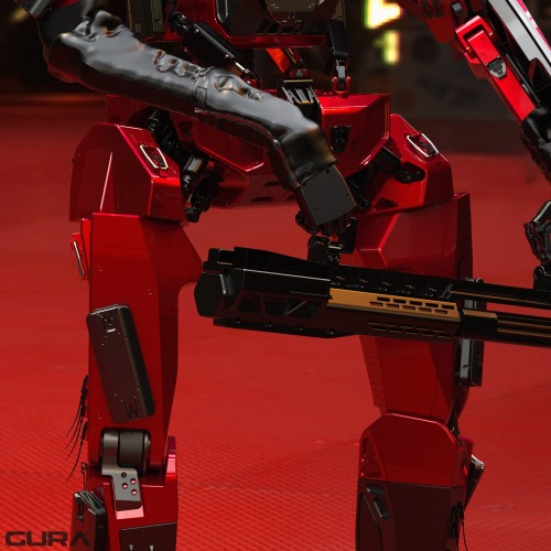 GURA Red Bridge Guard Droid ~ EDONGURAZIUwww.edonguraziu.com