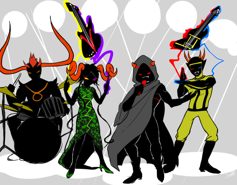 q-dormir:  sushinfood:  q-dormir:  Lowblood ancestors rock band  DRUMMONER and SINGLESS