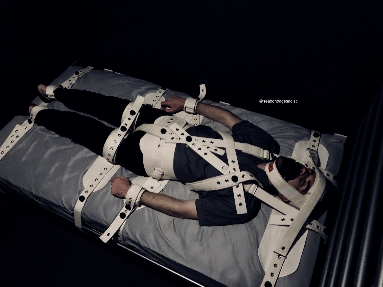 wrappedtightsr: seabondagesadist:  Yet more fun with my beloved Segufix…  This